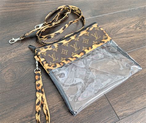 diy louis vuitton clear bag|louis vuitton bag transparent.